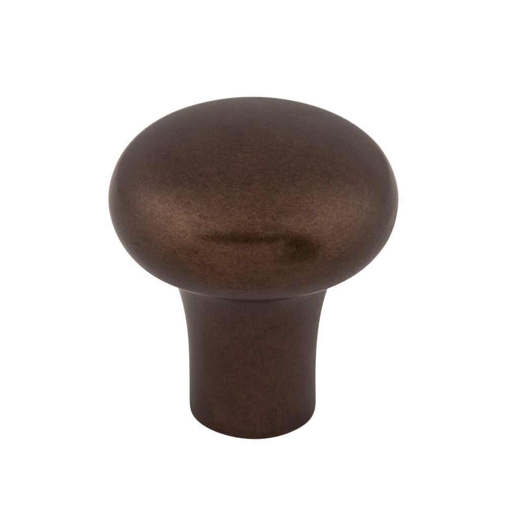 Top Knobs Aspen Round 1 1/8" Diameter Mushroom Knob in Mahogany Bronze