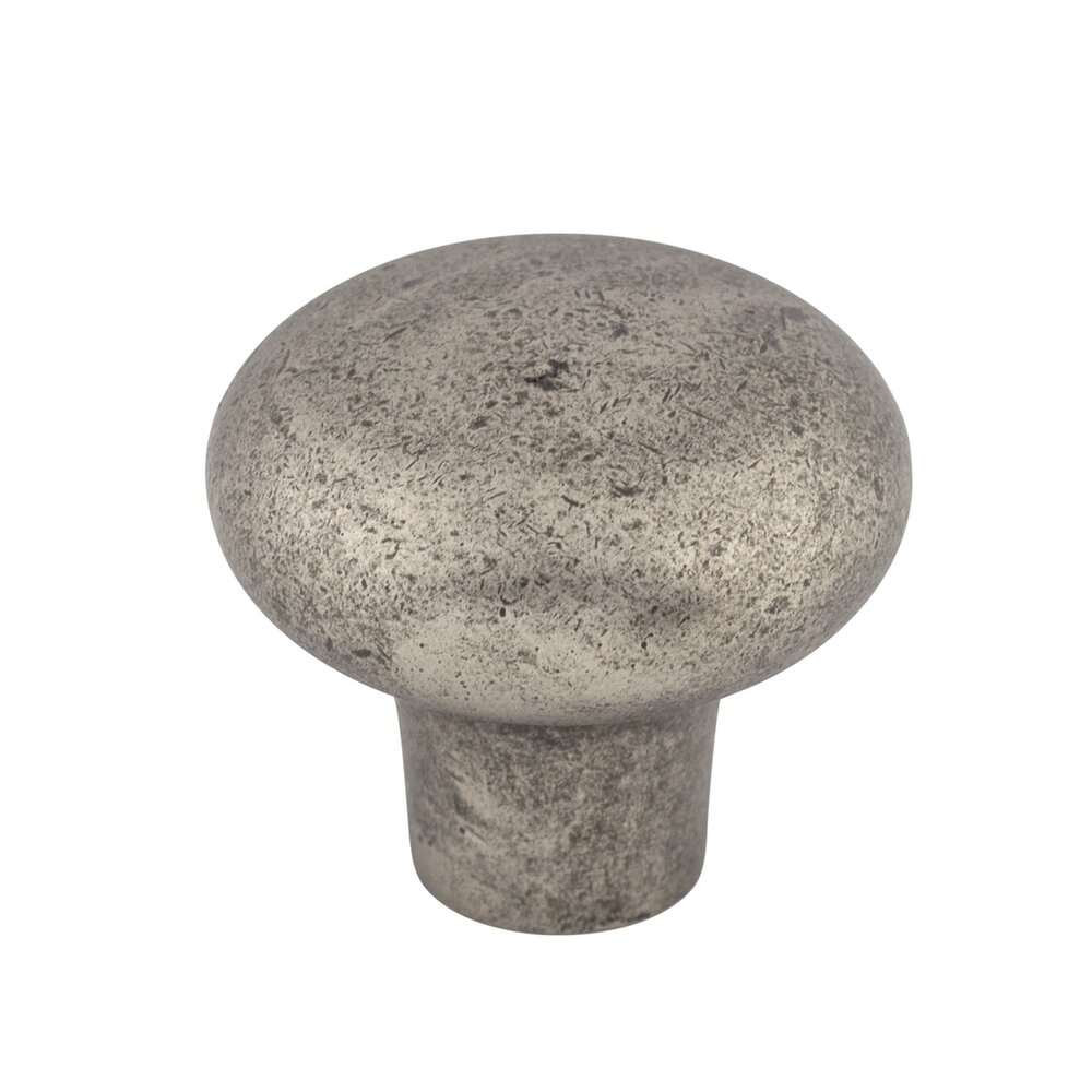Top Knobs Aspen Round 1 3/8" Diameter Mushroom Knob in Silicon Bronze Light
