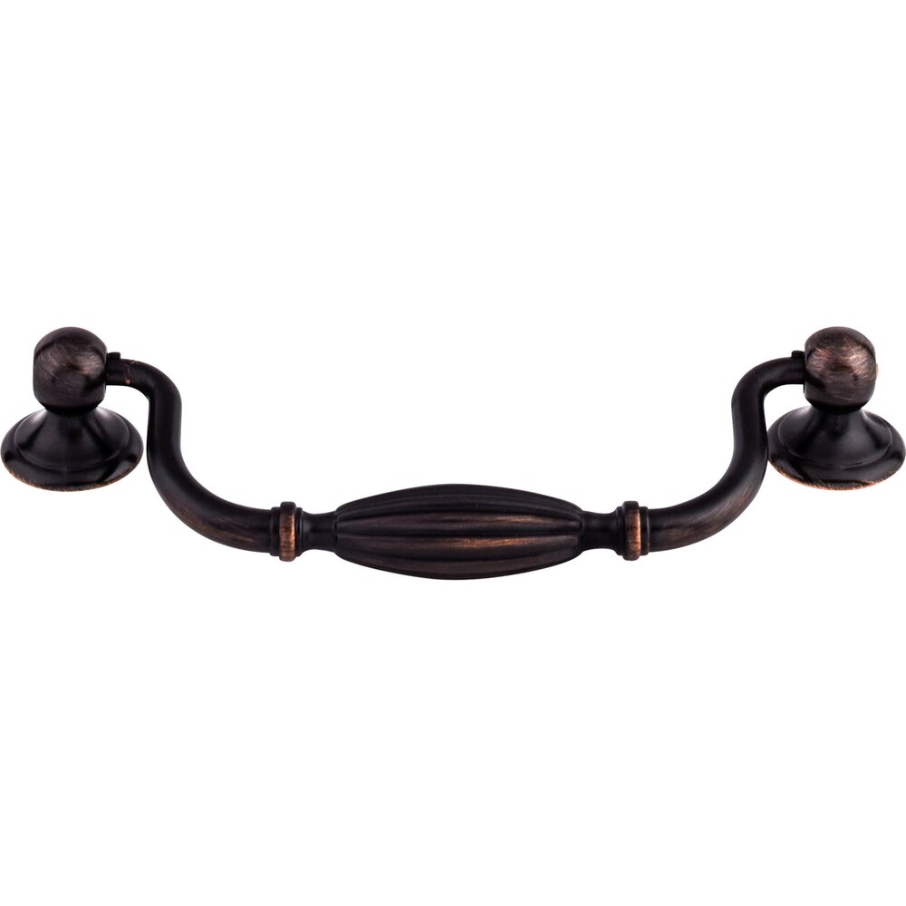 Top Knobs Tuscany 5 1/16" Centers Drop Pull in Tuscan Bronze