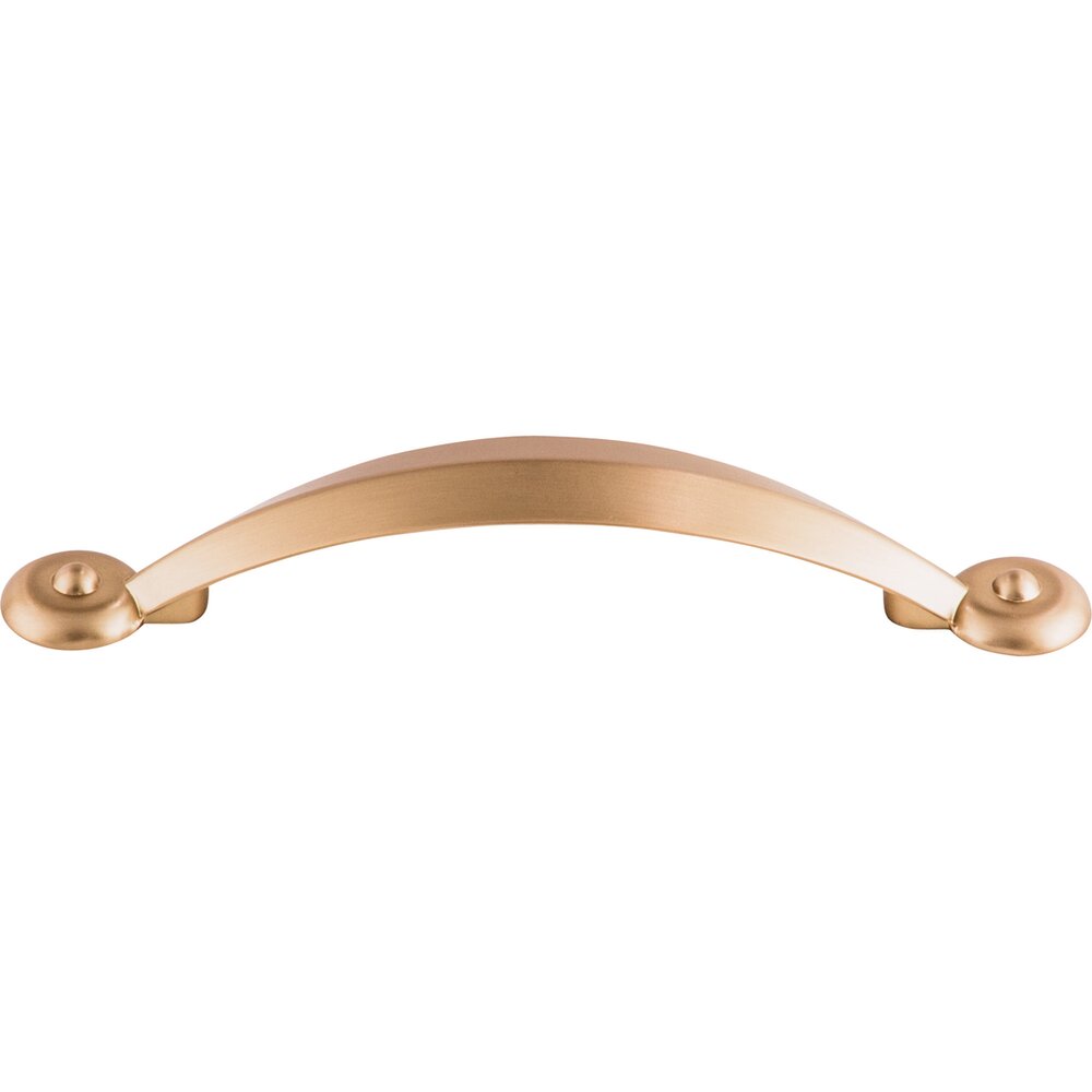 Top Knobs Angle 3 3/4" Centers Arch Pull in Brushed Bronze