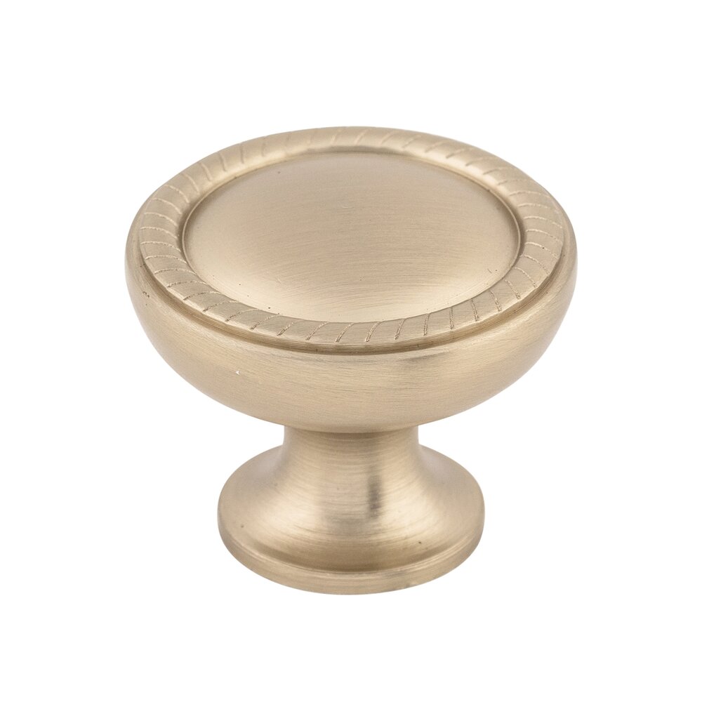 Top Knobs Emboss 1 1/4" Diameter Mushroom Knob in Brushed Bronze