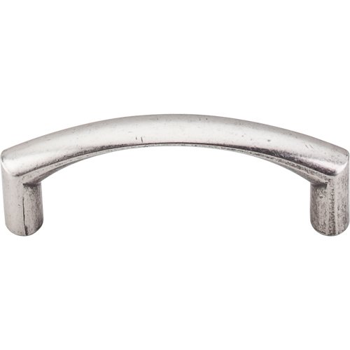 Top Knobs Griggs 3" Centers Arch Pull in Pewter Antique