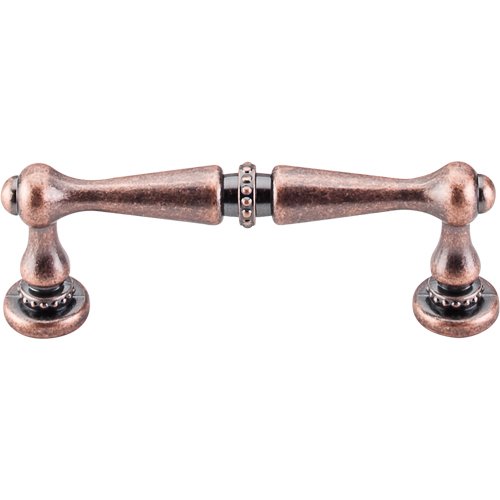 Top Knobs Edwardian 3" Centers Bar Pull in Antique Copper