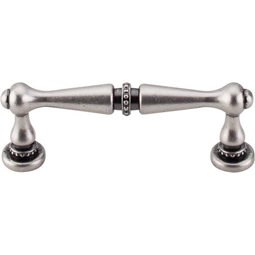 Top Knobs Edwardian 3" Centers Bar Pull in Pewter Antique