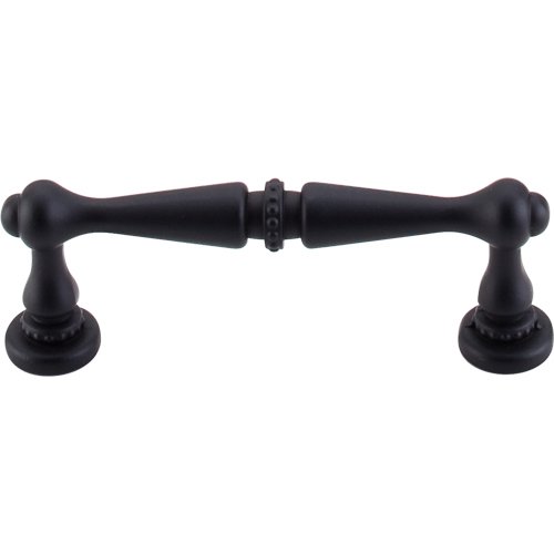 Top Knobs Edwardian 3" Centers Bar Pull in Flat Black