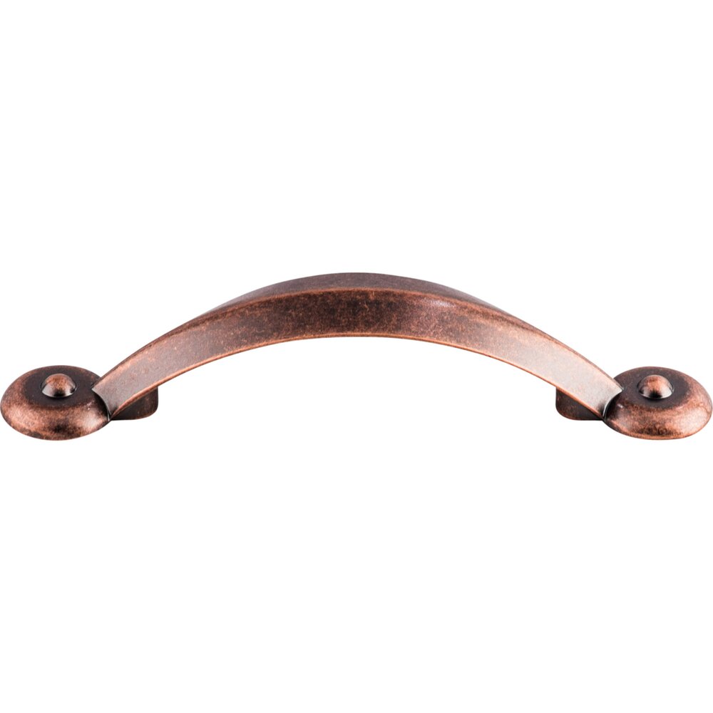 Top Knobs Angle 3" Centers Arch Pull in Antique Copper