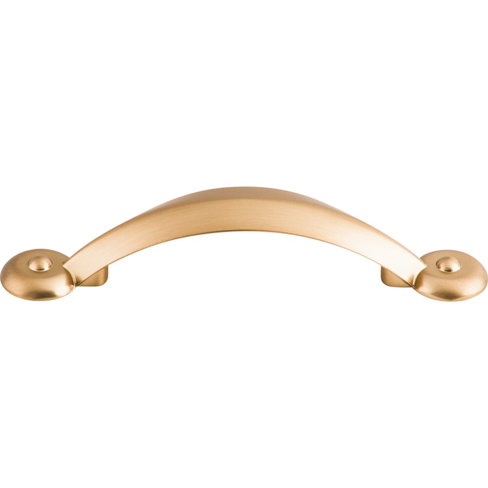 Top Knobs Angle 3" Centers Arch Pull in Brushed Bronze
