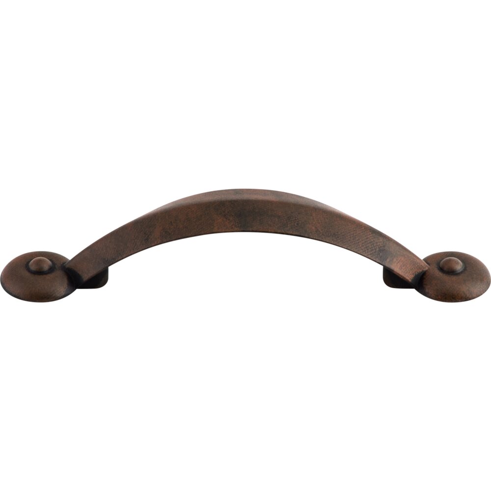 Top Knobs Angle 3" Centers Arch Pull in Patine Rouge
