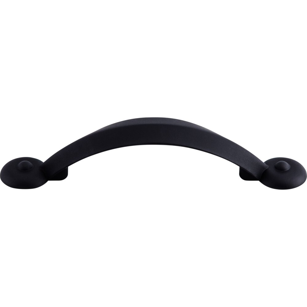 Top Knobs Angle 3" Centers Arch Pull in Flat Black