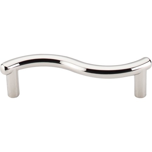 Top Knobs Spiral 3" Centers Bar Pull in Polished Nickel