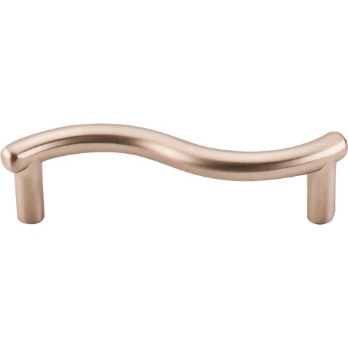 Top Knobs Spiral 3" Centers Bar Pull in Brushed Bronze