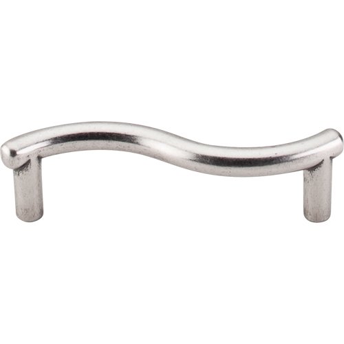 Top Knobs Spiral 3" Centers Bar Pull in Pewter Antique