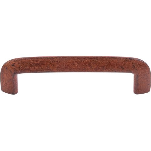 Top Knobs 3 3/4" (96mm) Centers Thin Pull in True Rust
