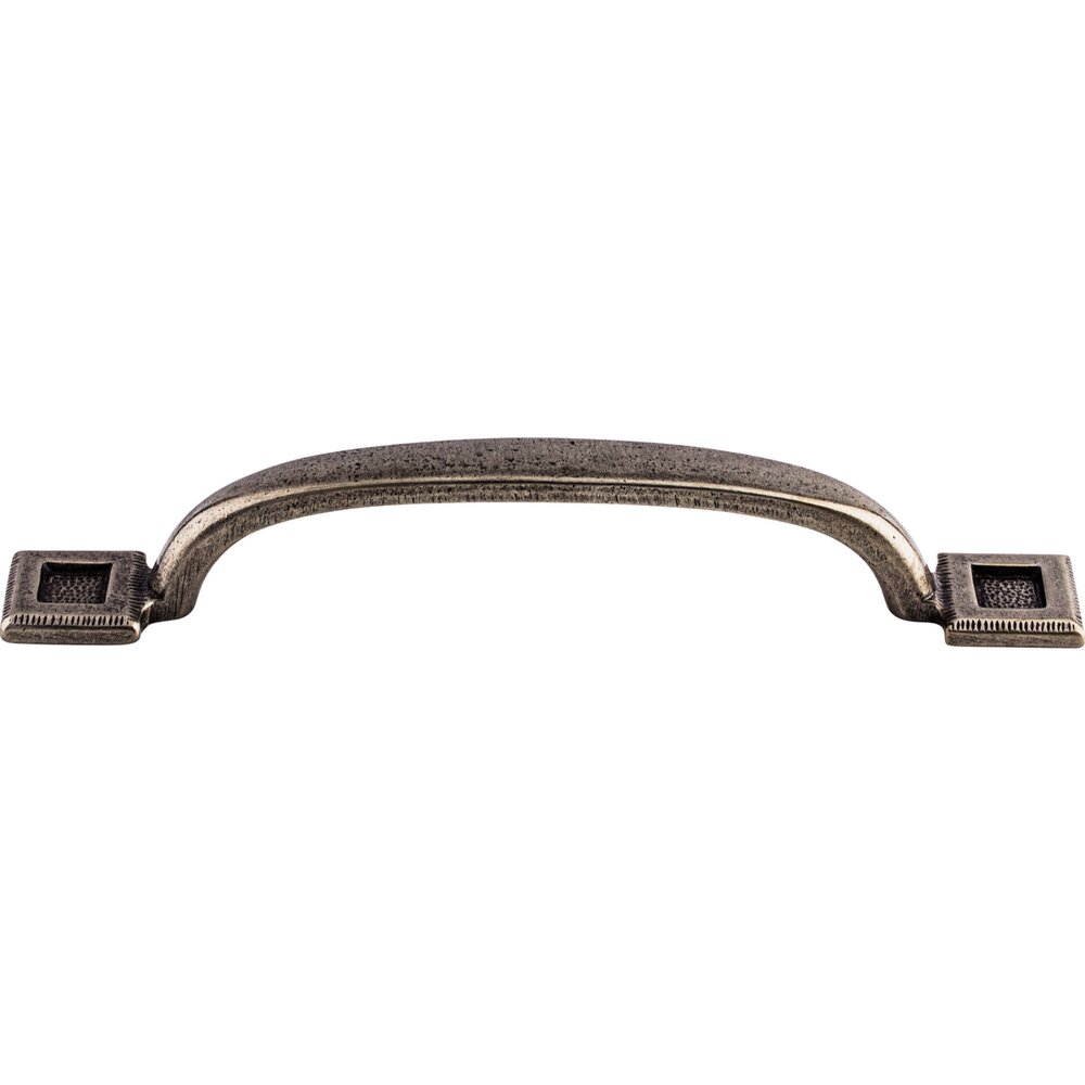 Top Knobs Square Inset 5 1/16" Centers Bar Pull in Cast Iron
