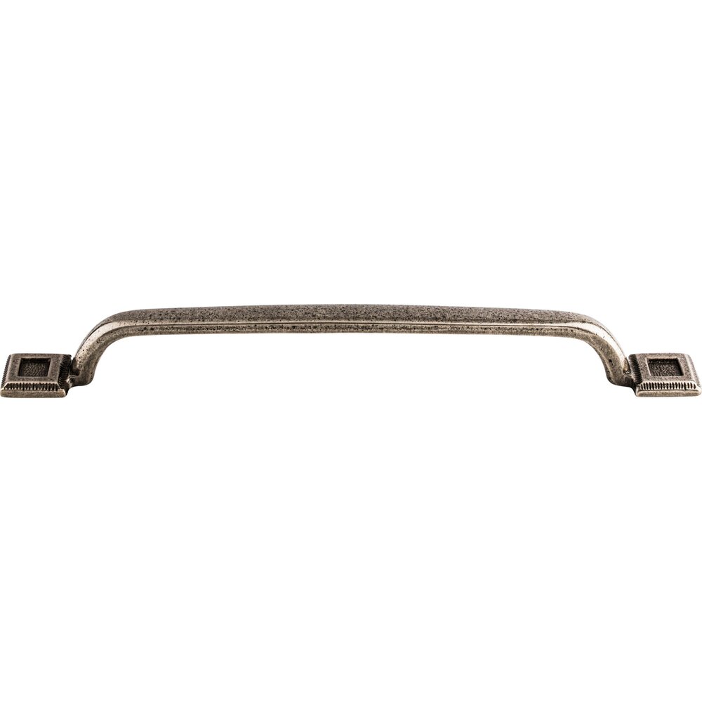 Top Knobs Square Inset 8" Centers Bar Pull in Cast Iron