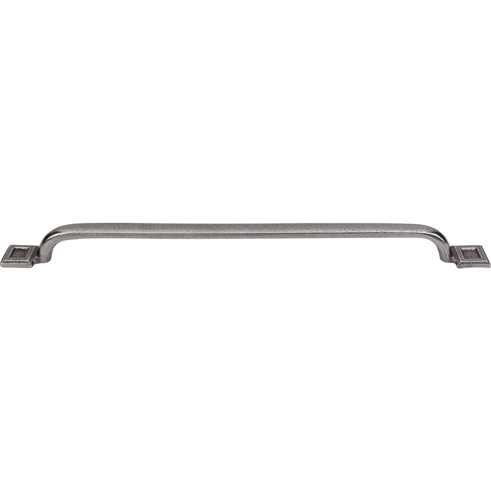 Top Knobs Square Inset 18" Centers Bar Pull in Cast Iron