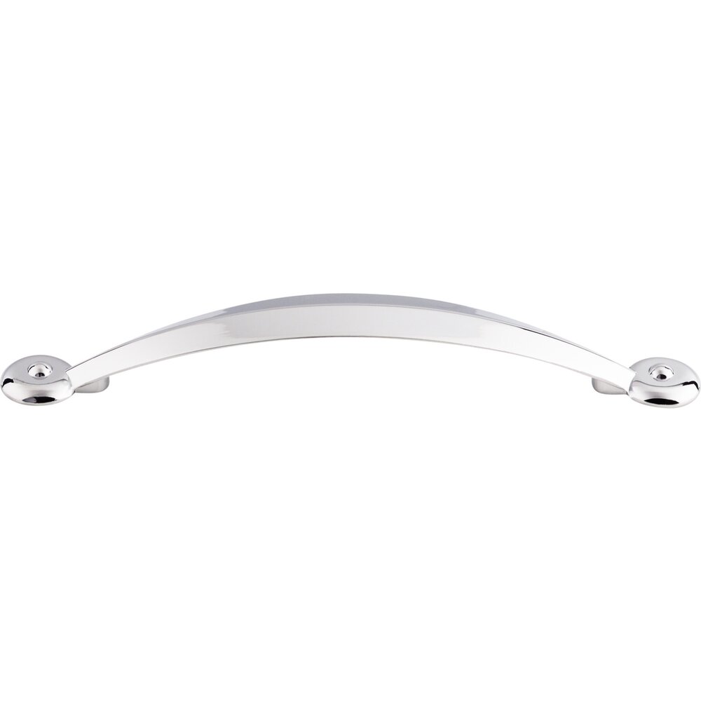 Top Knobs Angle 5 1/16" Centers Arch Pull in Polished Chrome