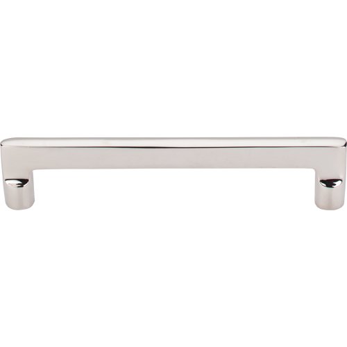 Top Knobs Aspen II Flat Sided 6" Centers Bar Pull in Polished Nickel
