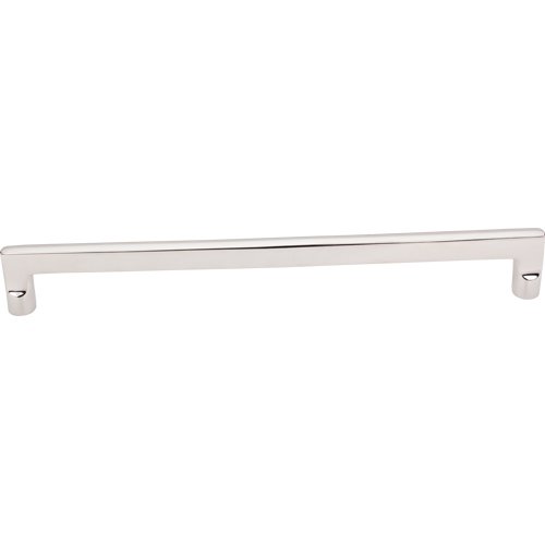 Top Knobs Aspen II Flat Sided 12" Centers Bar Pull in Polished Nickel