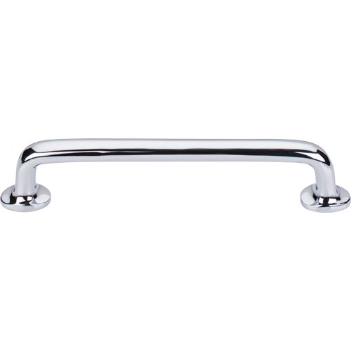 Top Knobs Aspen II Rounded 6" Centers Bar Pull in Polished Chrome