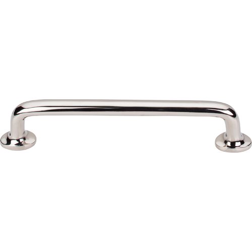 Top Knobs Aspen II Rounded 6" Centers Bar Pull in Polished Nickel