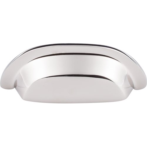 Top Knobs Aspen II 3" Centers Cup Pull in Polished Nickel