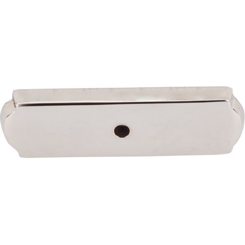 Top Knobs Aspen II Rectangle 2 1/2" Knob Backplate in Polished Nickel