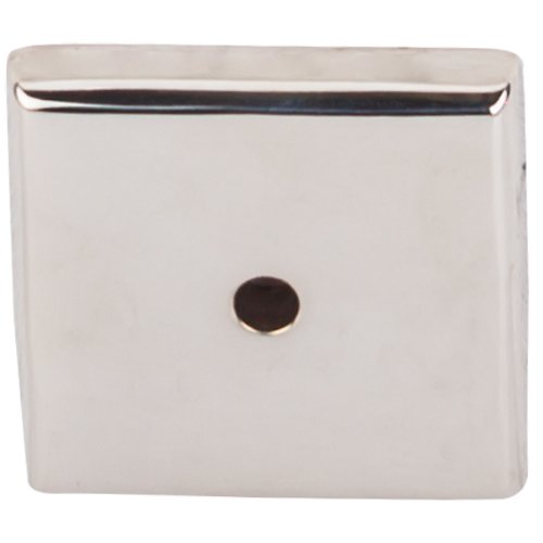 Top Knobs Aspen II Square 1 1/4" Knob Backplate in Polished Nickel