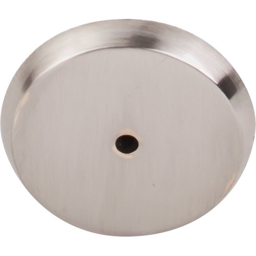 Top Knobs Aspen II Round 1 3/4" Knob Backplate in Brushed Satin Nickel