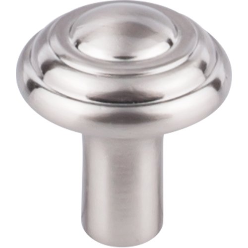 Top Knobs Aspen II Button 1 1/4" Diameter Mushroom Knob in Brushed Satin Nickel