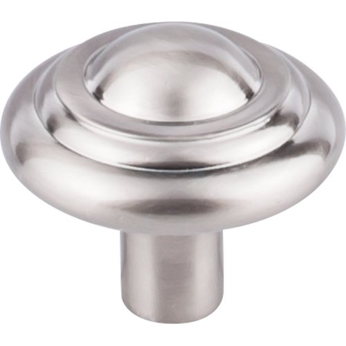 Top Knobs Aspen II Button 1 3/4" Diameter Mushroom Knob in Brushed Satin Nickel