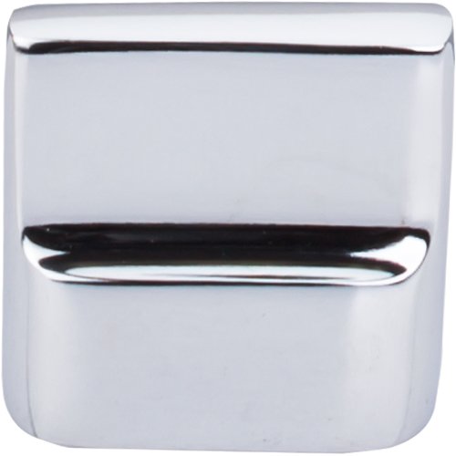 Top Knobs Aspen II Flat Sided 7/8" Centers Long Rectangle Knob in Polished Chrome