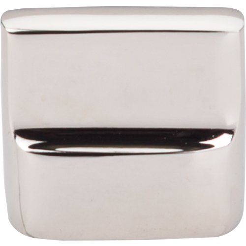 Top Knobs Aspen II Flat Sided 7/8" Centers Long Rectangle Knob in Polished Nickel