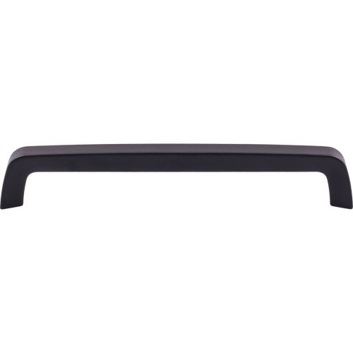 Top Knobs Tapered Bar 7 9/16" Centers Arch Pull in Flat Black