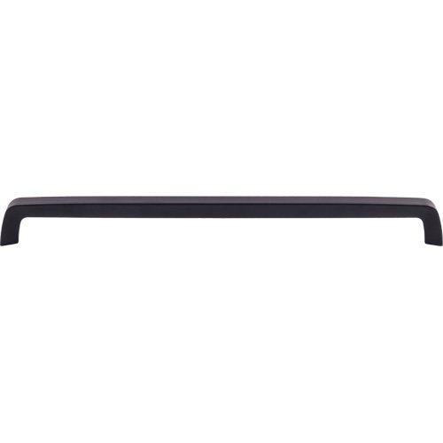 Top Knobs Tapered Bar 12 5/8" Centers Arch Pull in Flat Black
