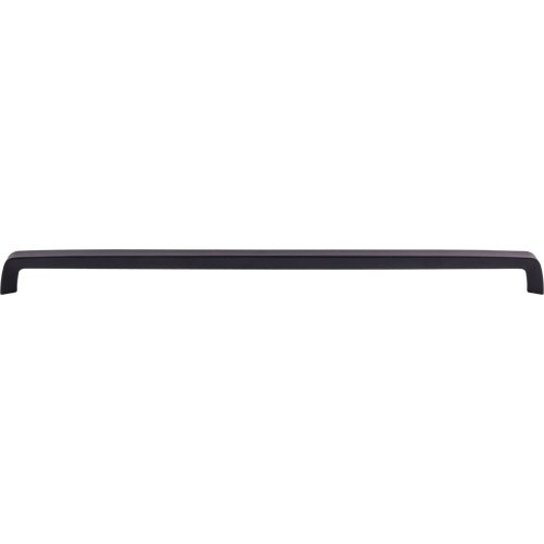 Top Knobs Tapered Bar 17 5/8" Centers Arch Pull in Flat Black