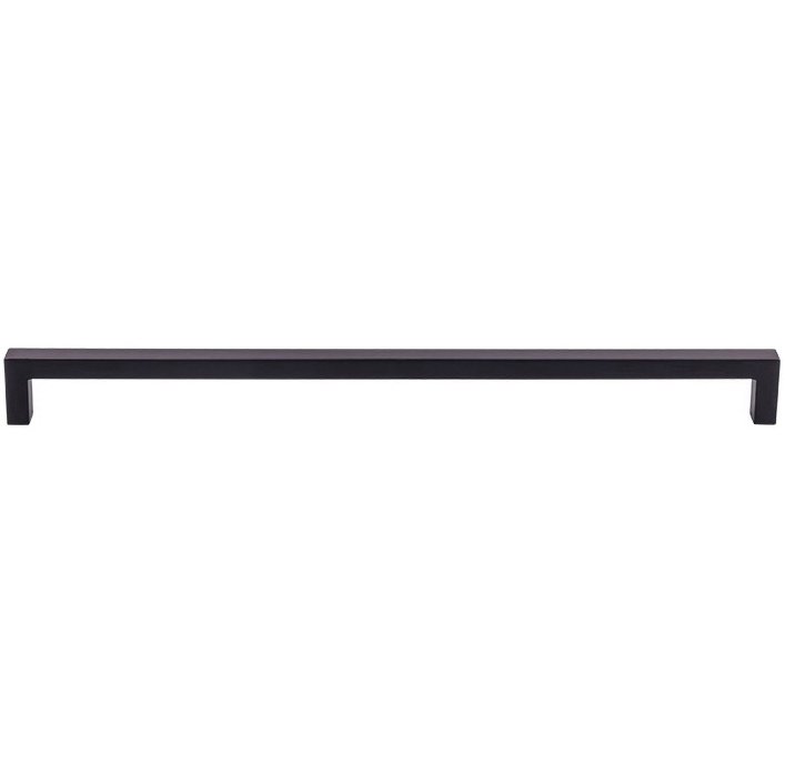 Top Knobs Square Bar 17 5/8" Centers Bar Pull in Flat Black