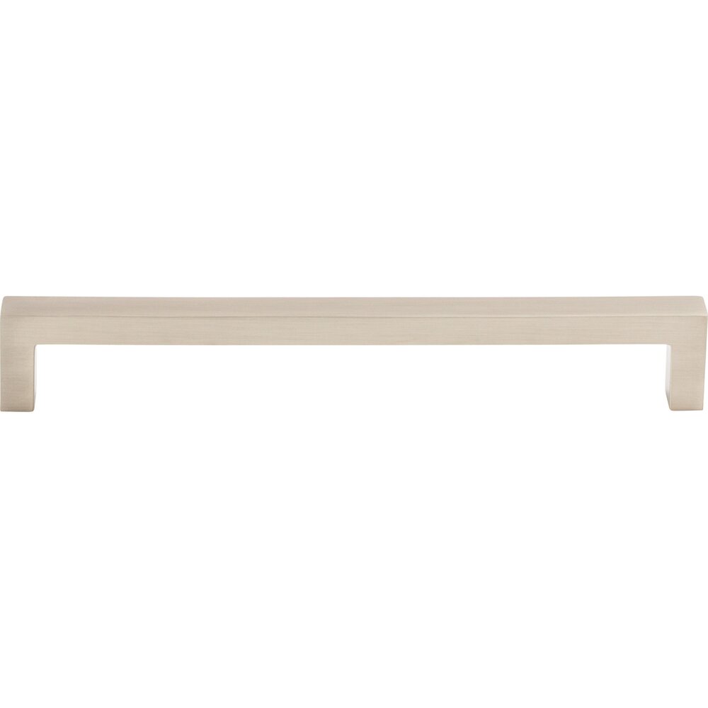 Top Knobs Square Bar 7 9/16" Centers Bar Pull in Brushed Satin Nickel
