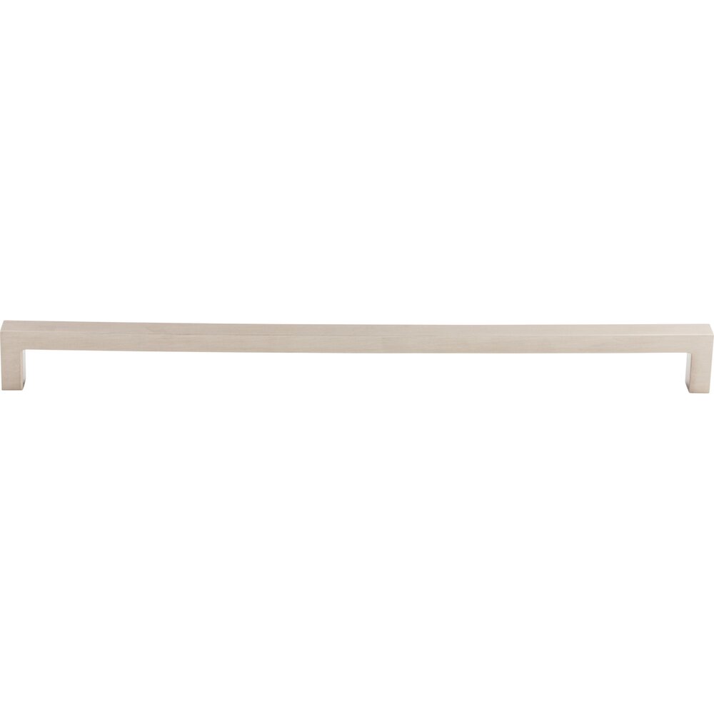 Top Knobs Square Bar 12 5/8" Centers Bar Pull in Brushed Satin Nickel