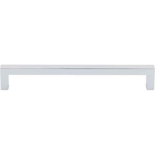 Top Knobs Square Bar 7 9/16" Centers Bar Pull in Polished Chrome