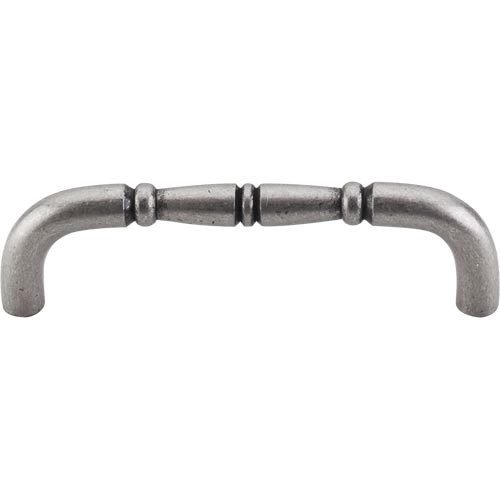 Top Knobs 3 3/4" Pull in Pewter Antique