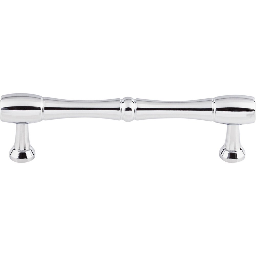 Top Knobs Nouveau Bamboo 3 3/4" Centers Pull in Polished Chrome