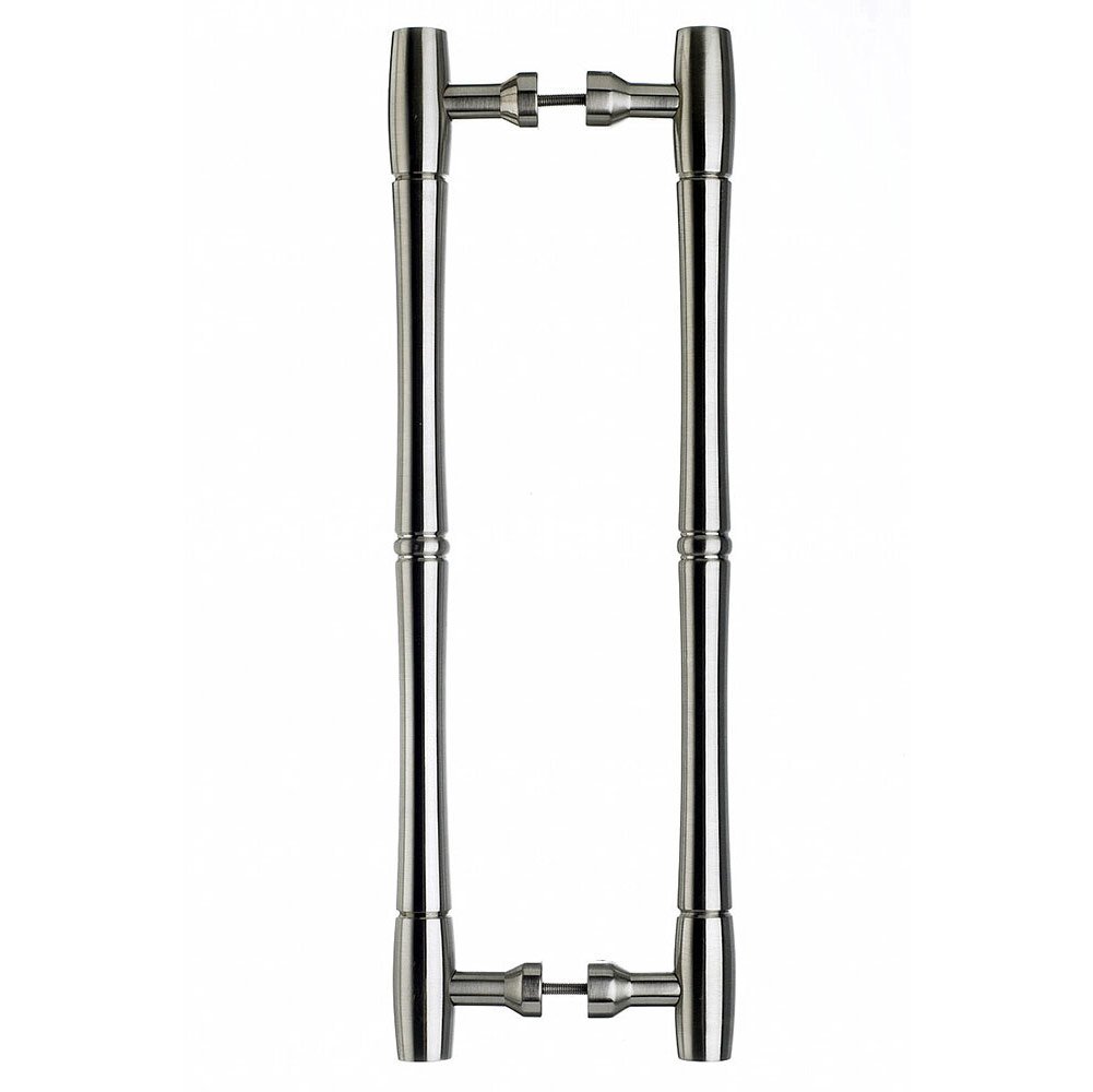 Top Knobs Oversized 18" Centers Back to Back Door Pull in Brushed Satin Nickel 19 31/32" O/A