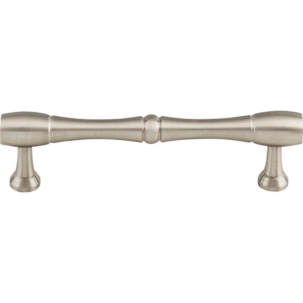 Top Knobs Nouveau Bamboo 3 3/4" Centers Pull in Brushed Satin Nickel