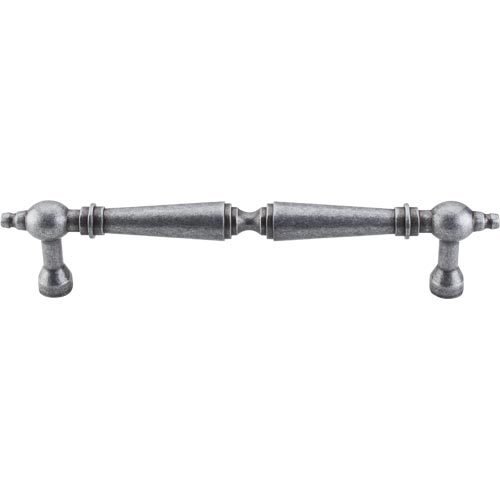 Top Knobs 7" Centers Handle in Pewter