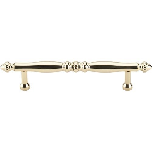Top Knobs Melon 3 3/4" Centers Pull in Polished Brass