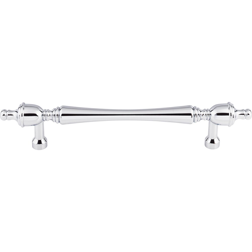 Top Knobs Somerset Finial 7" Centers Bar Pull in Polished Chrome