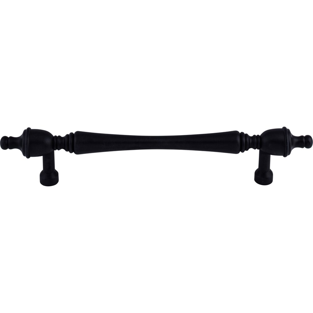 Top Knobs Somerset Finial 7" Centers Bar Pull in Patine Black