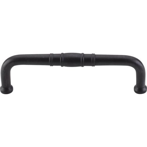 Top Knobs 3 3/4" Centers Pull in Patine Black