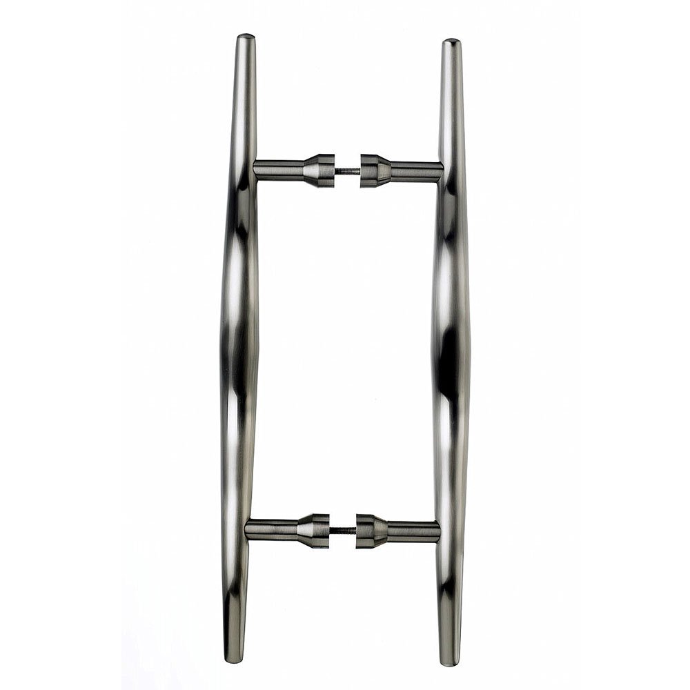 Top Knobs 8" Centers Back to Back Door Pull in Brushed Satin Nickel